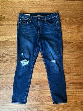 Gap Dark Blue Distressed Women's Jeans